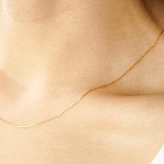 Lana Fine Chain Necklace (Gold)