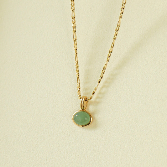 Lyra Aventurine Figaro Necklace