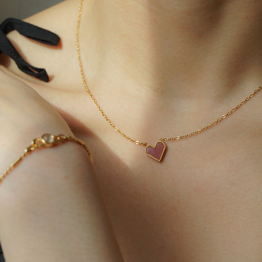 Tallulah Heart Necklace (Gold)