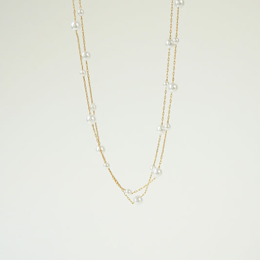 Iva Pearl Layered Necklace