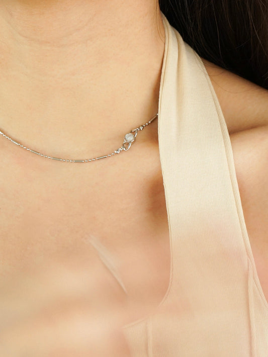 Braelyn Slider Necklace (Silver)