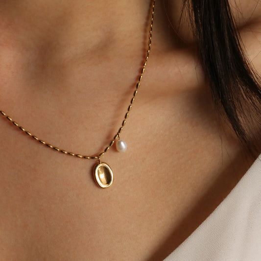 Indigo Necklace (Gold)