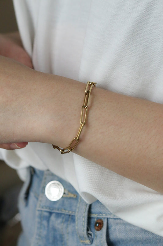 Hayden Chain Link Bracelet (Gold)