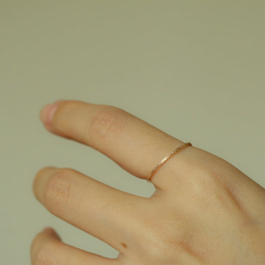Raelyn Glitter Ring (Rose Gold)