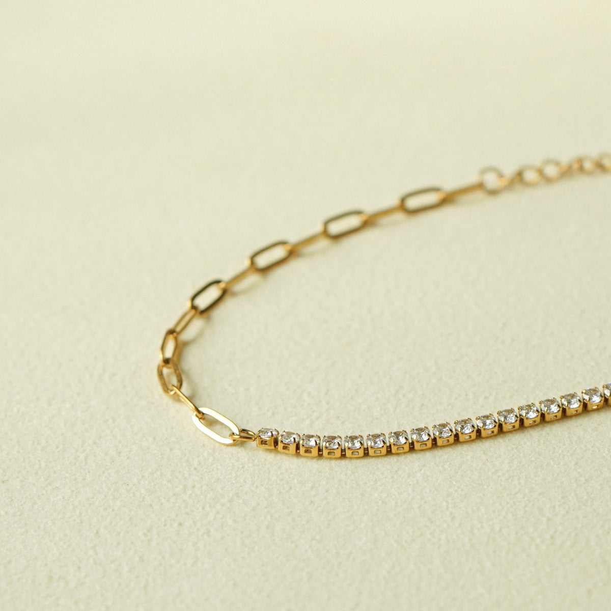 Francisca Chain Link Tennis Bracelet