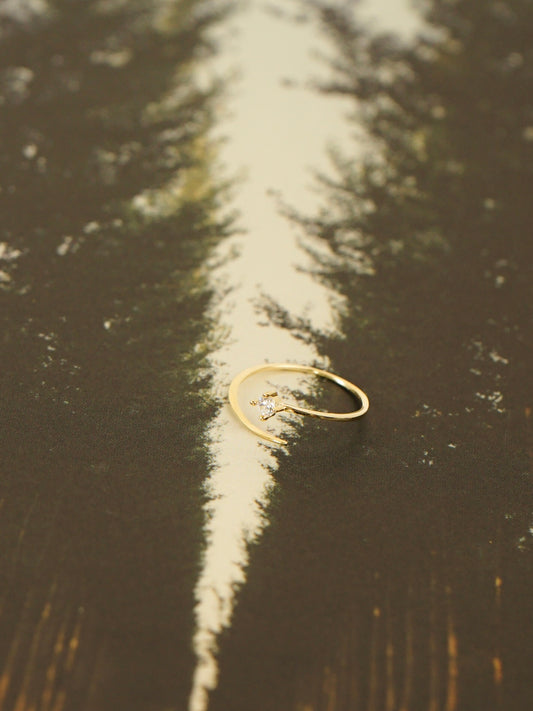 Darla Meteor Thin Ring (Gold)