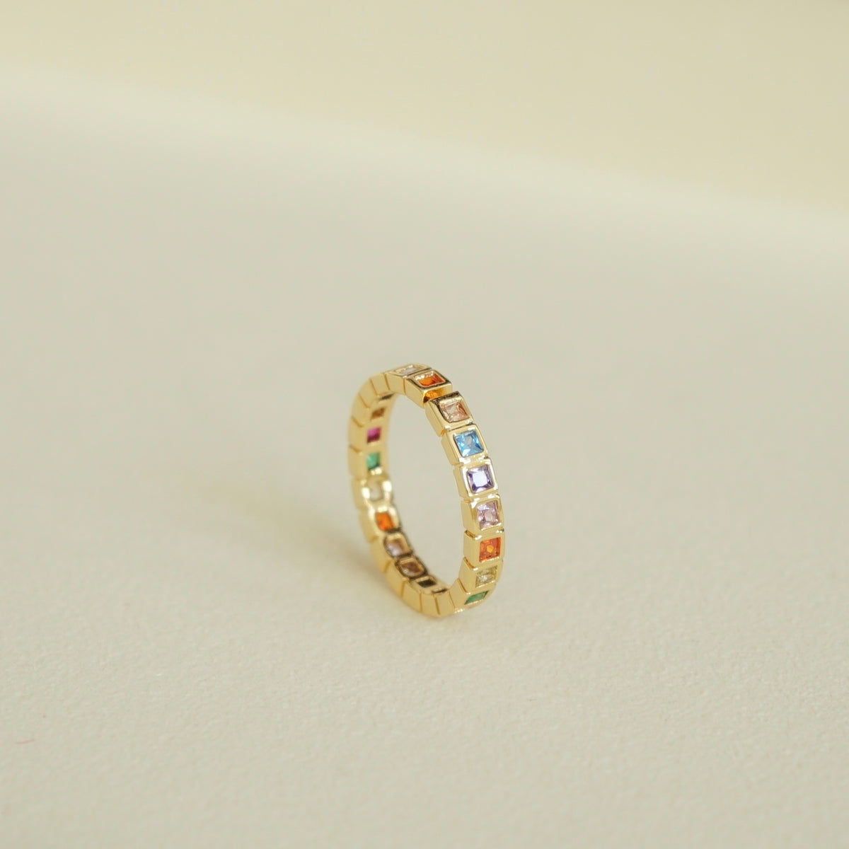 Wednesday Rainbow Adjustable Ring