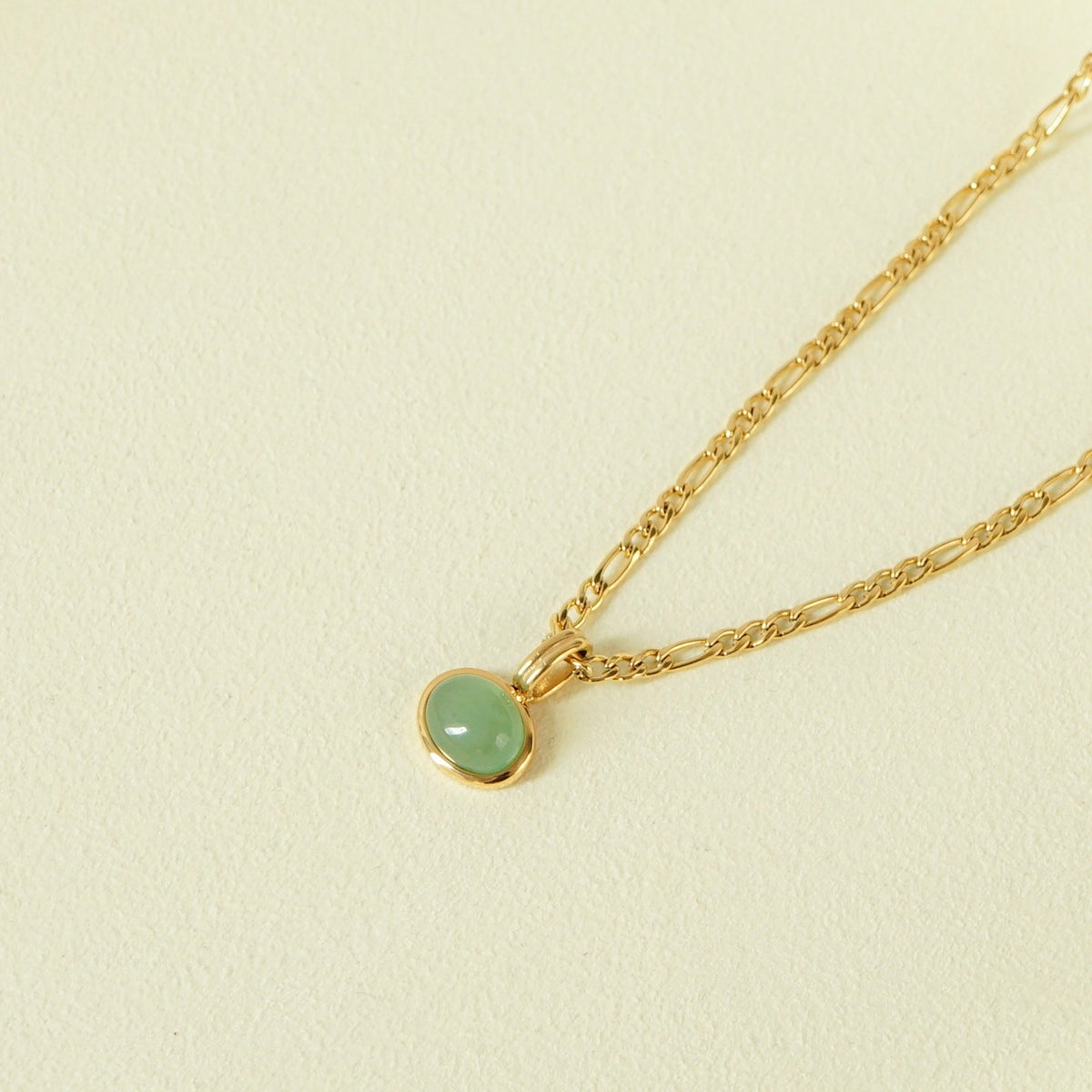 Lyra Aventurine Figaro Necklace