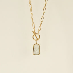 Olga Chain Link Necklace (Gold)