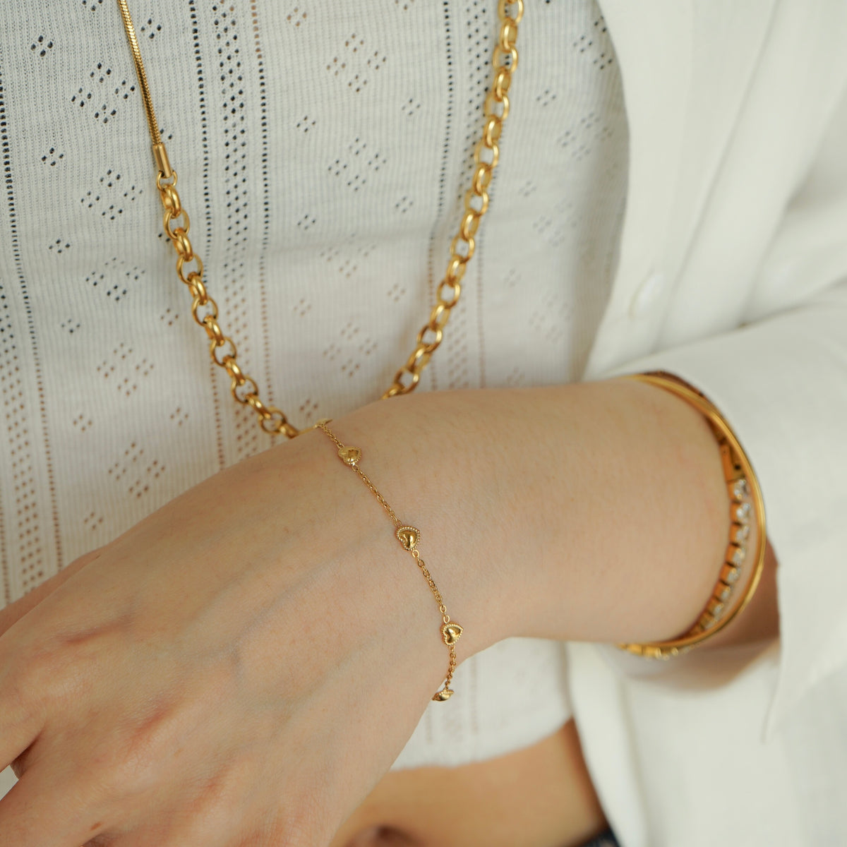 Giana Tiny Heart Bracelet