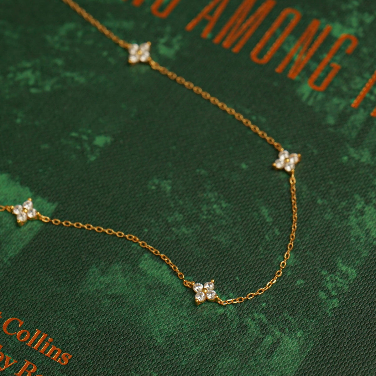 Hailee Clover Necklace (Gold)