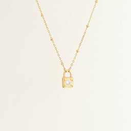 Zyla Padlock Necklace