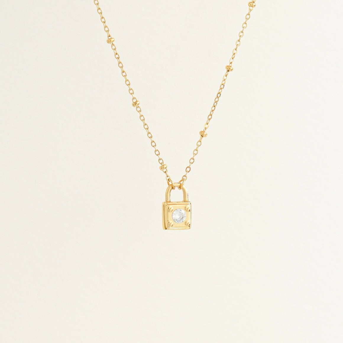 Zyla Padlock Necklace