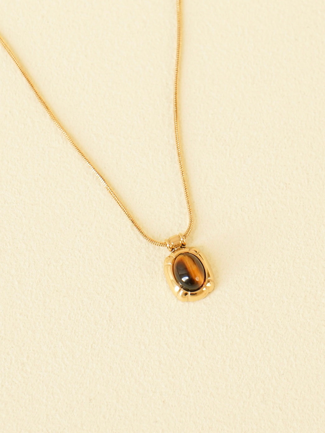 Rayna Tiger's Eye Necklace