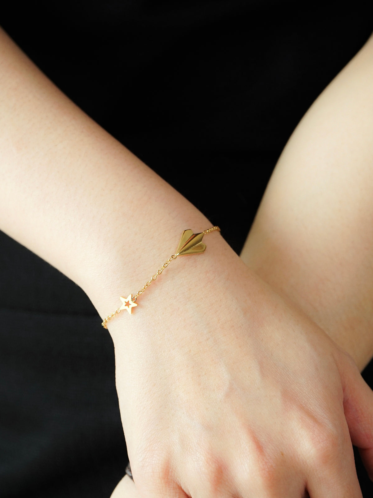 Dina Paper Plane Bracelet