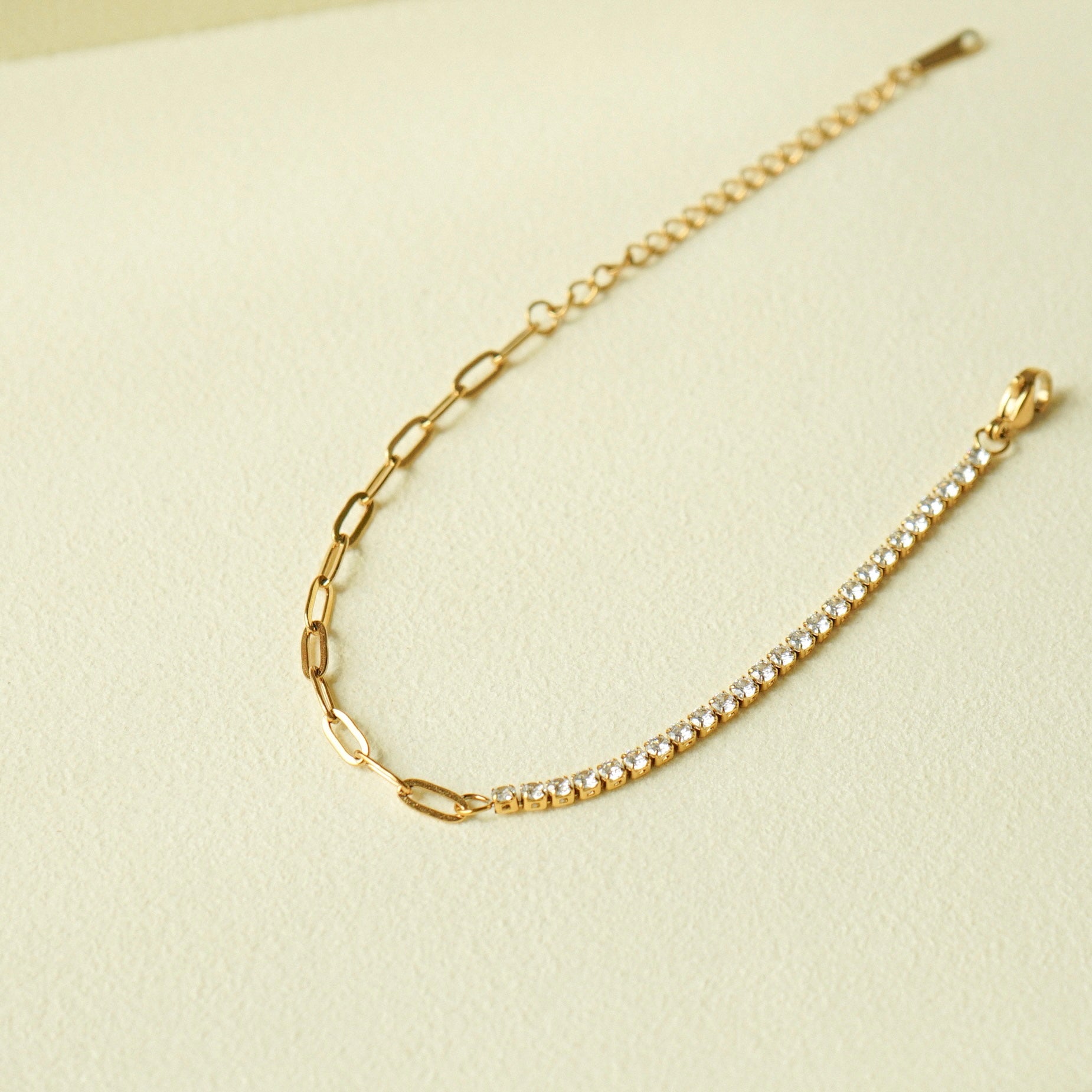 Francisca Chain Link Tennis Bracelet