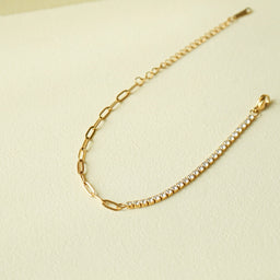 Francisca Chain Link Tennis Bracelet