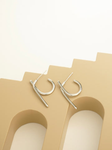Undine Deformed Hoop Earrings