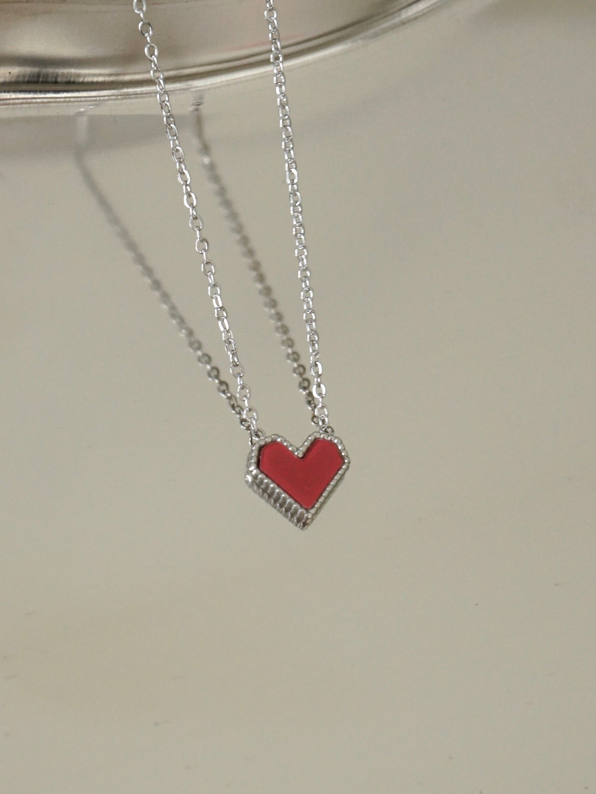 Tallulah Heart Necklace (Silver)