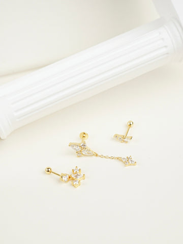 Adriana Cluster Stud Earring Set