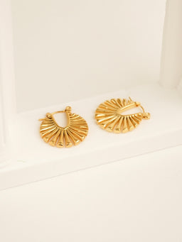 Paisleigh Sunburst Earrings (Gold)