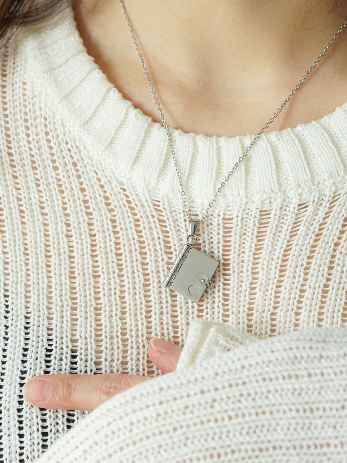 The Beloved Chapter Necklace (Silver)