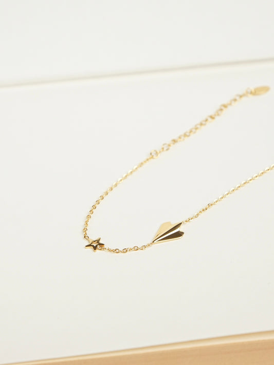 Dina Paper Plane Bracelet