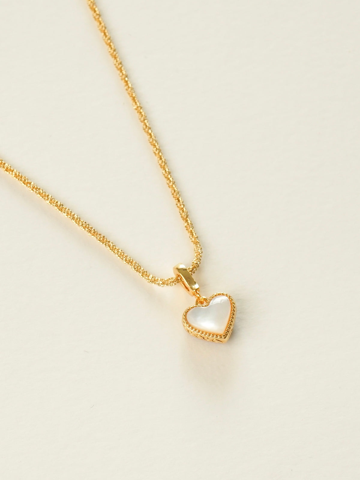 Wrenna Reversible Heart Necklace