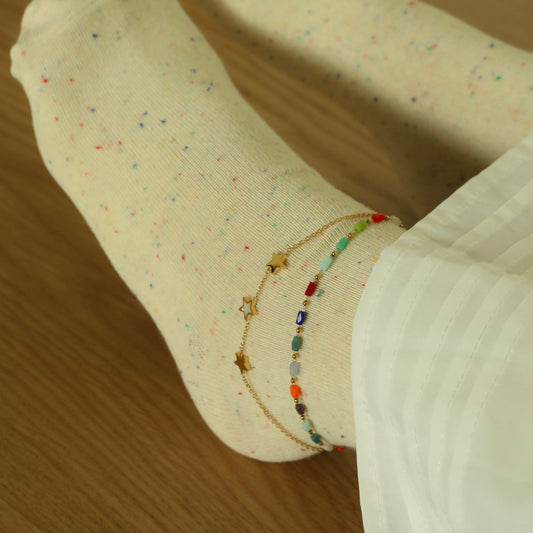 Daniella Rainbow Anklet