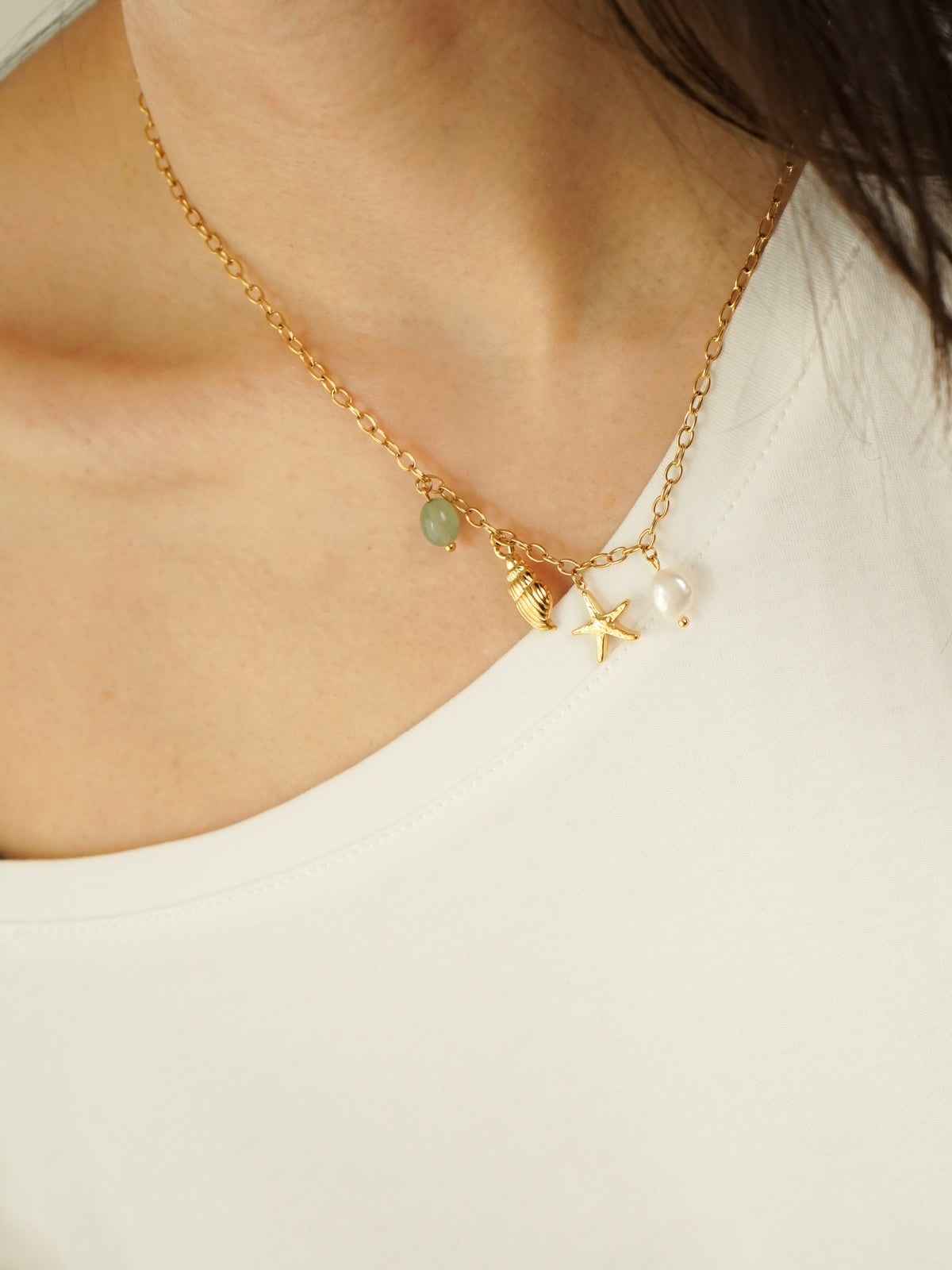 Vivien Ocean Charm Necklace