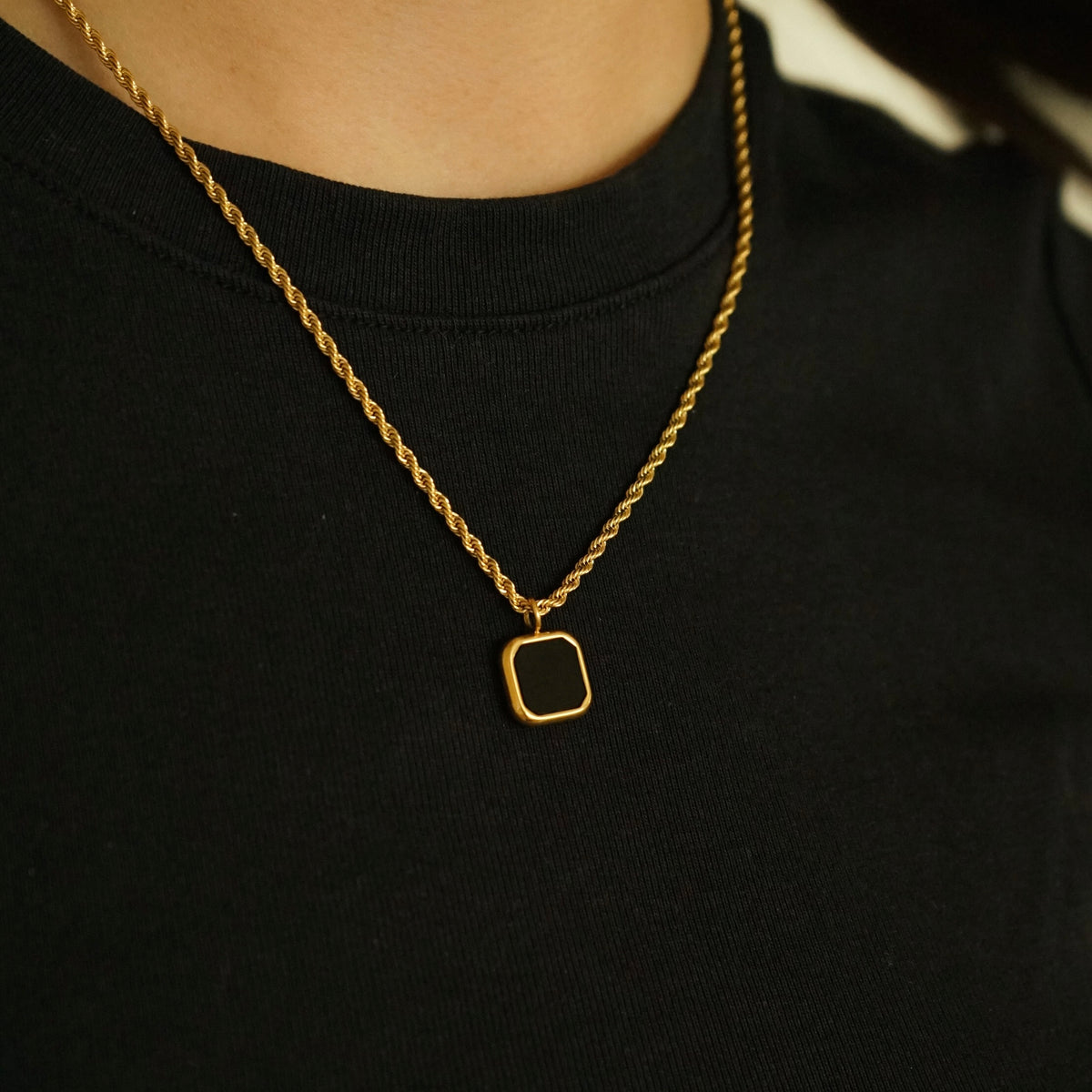 Raven Rope Chain Necklace