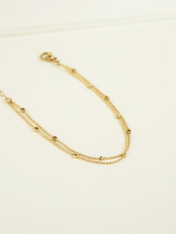Miley Cube Beaded Layered Bracelet