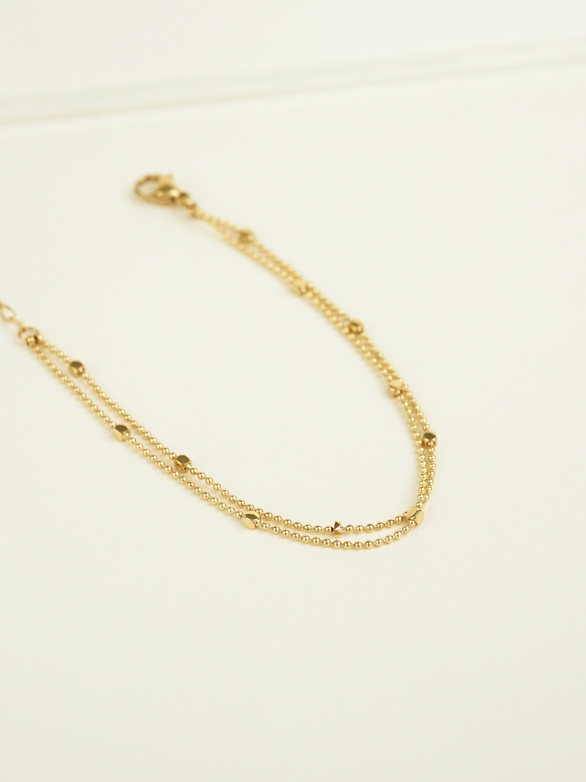 Miley Cube Beaded Layered Bracelet