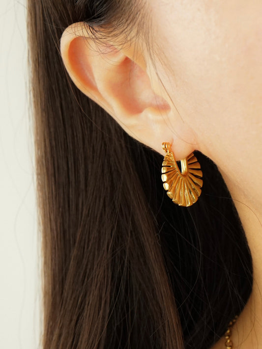 Paisleigh Sunburst Earring (Gold)