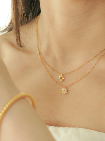 Xiamara Solitaire Necklace