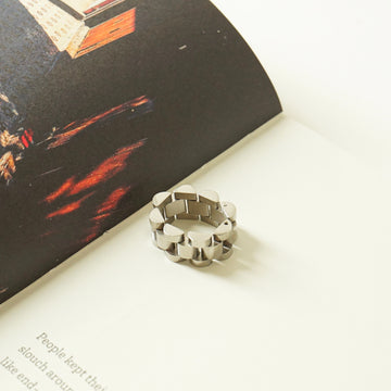 Tate Chain Link Ring (Silver)