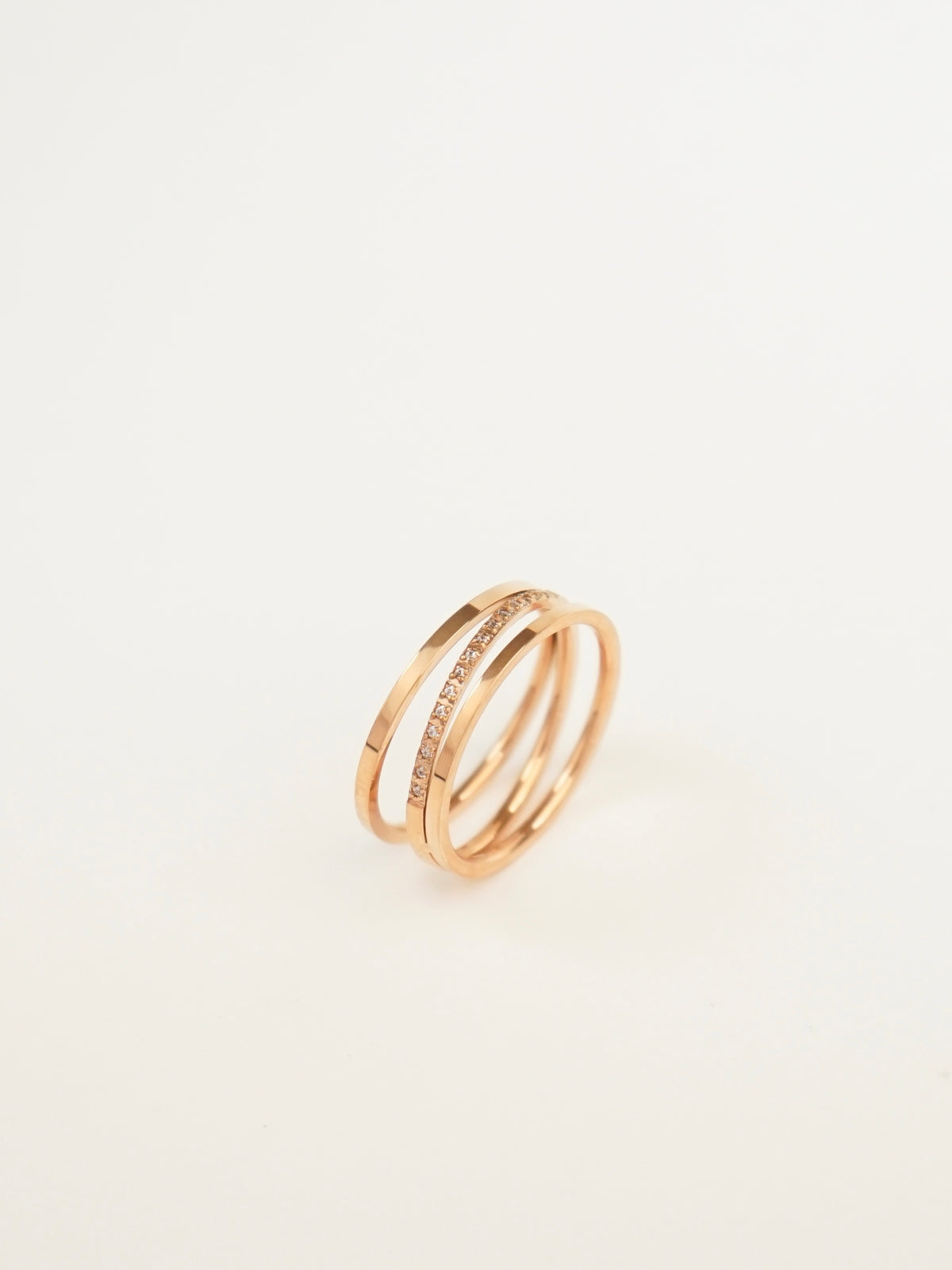 Fiadh Pavé Layered Ring