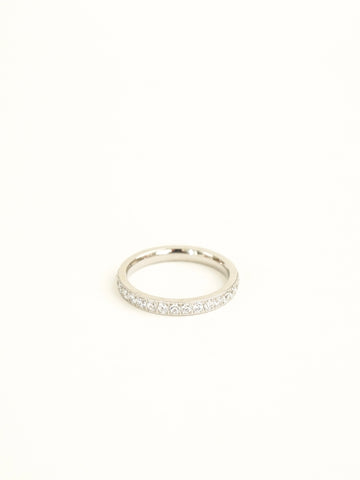 Selene Eternity Pavé Ring (Silver)