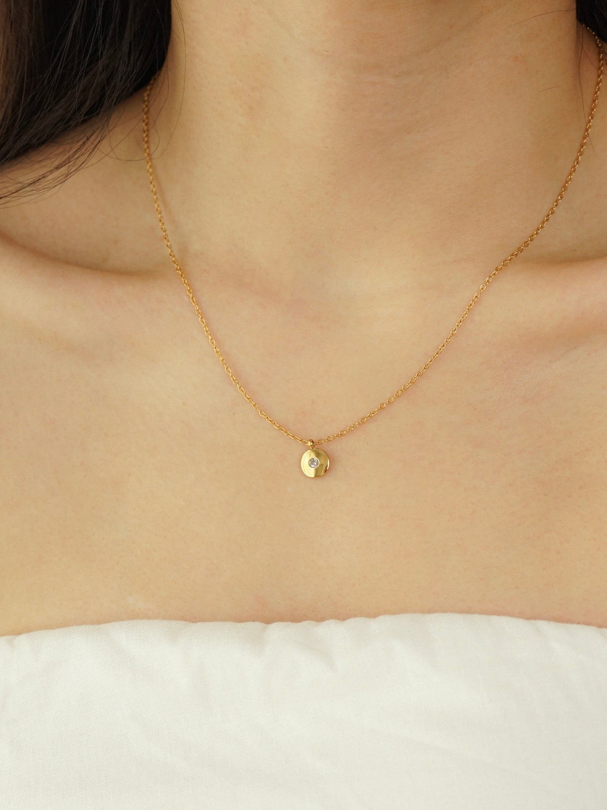Xiamara Solitaire Necklace