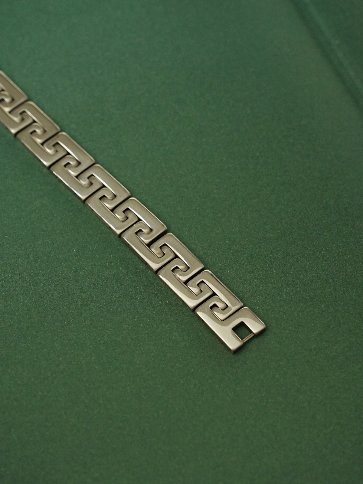Benjamin Greek Key Chain Link Bracelet