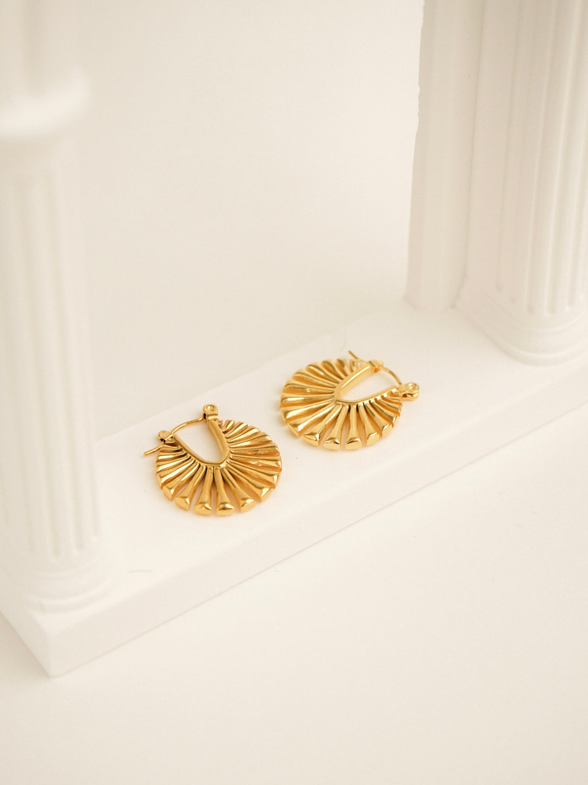 Paisleigh Sunburst Earrings (Gold)