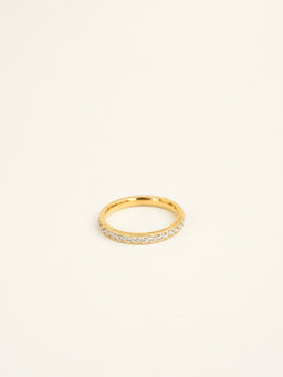 Selene Eternity Pavé Ring (Gold)