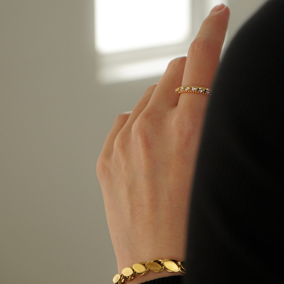 Geraldine Pavé Ring