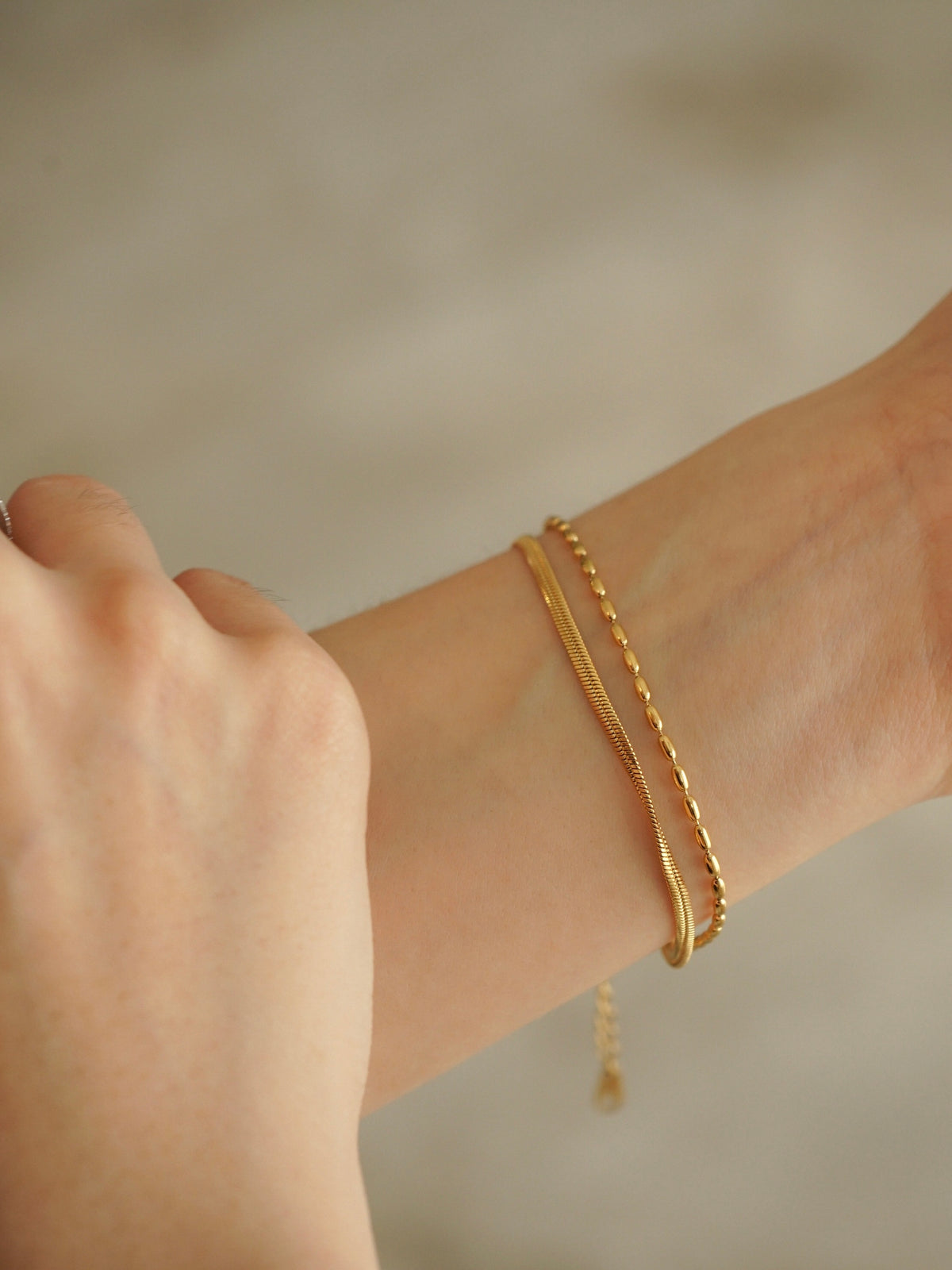 Lila Layered Bracelet (Gold)