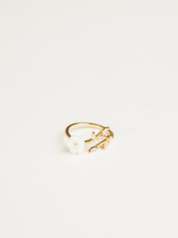 Betty Flower Adjustable Ring