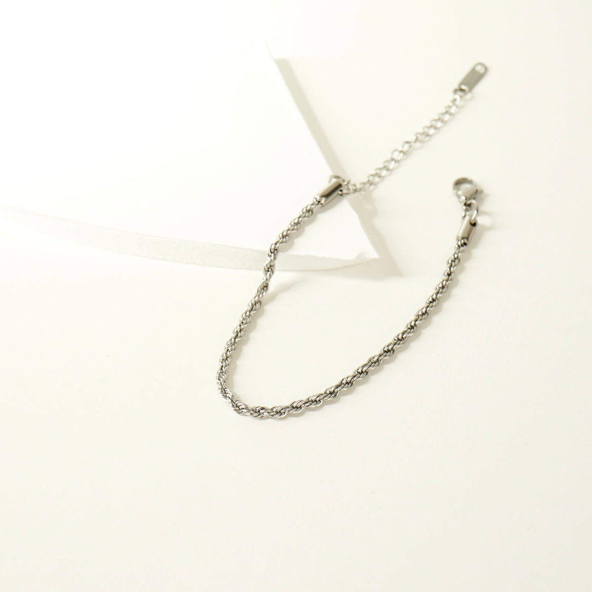 Rope Chain Bracelet (Silver)