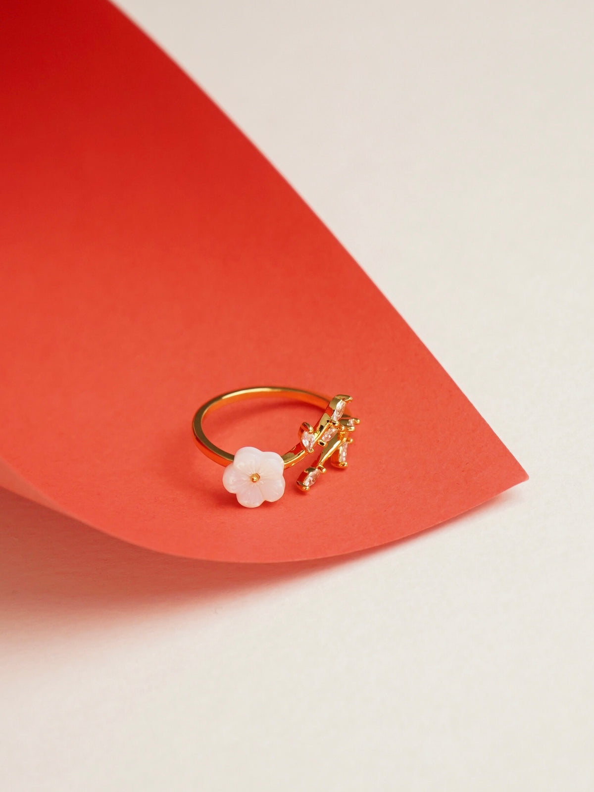 Betty Flower Adjustable Ring