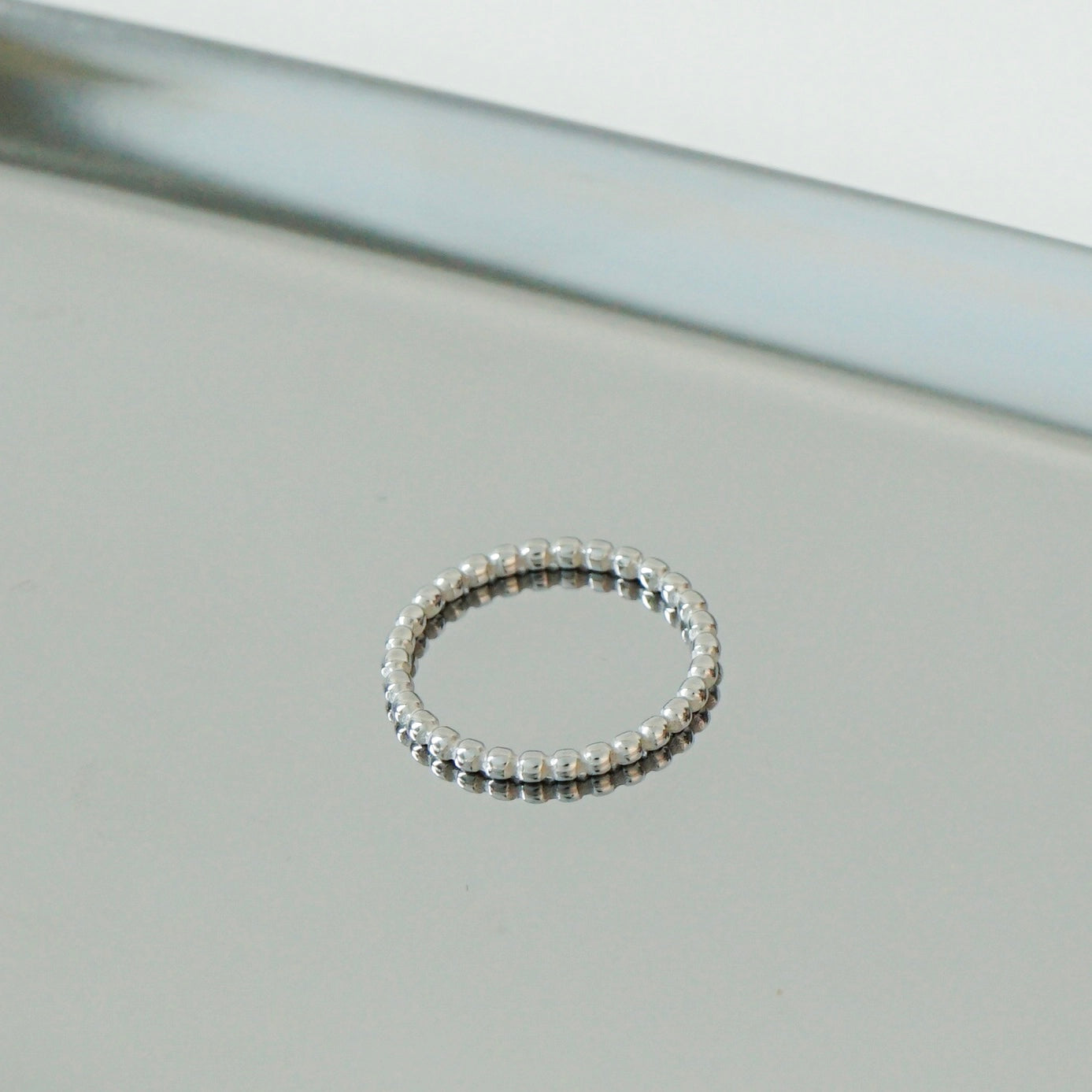 Hosanna Beaded Stack Ring (Silver)