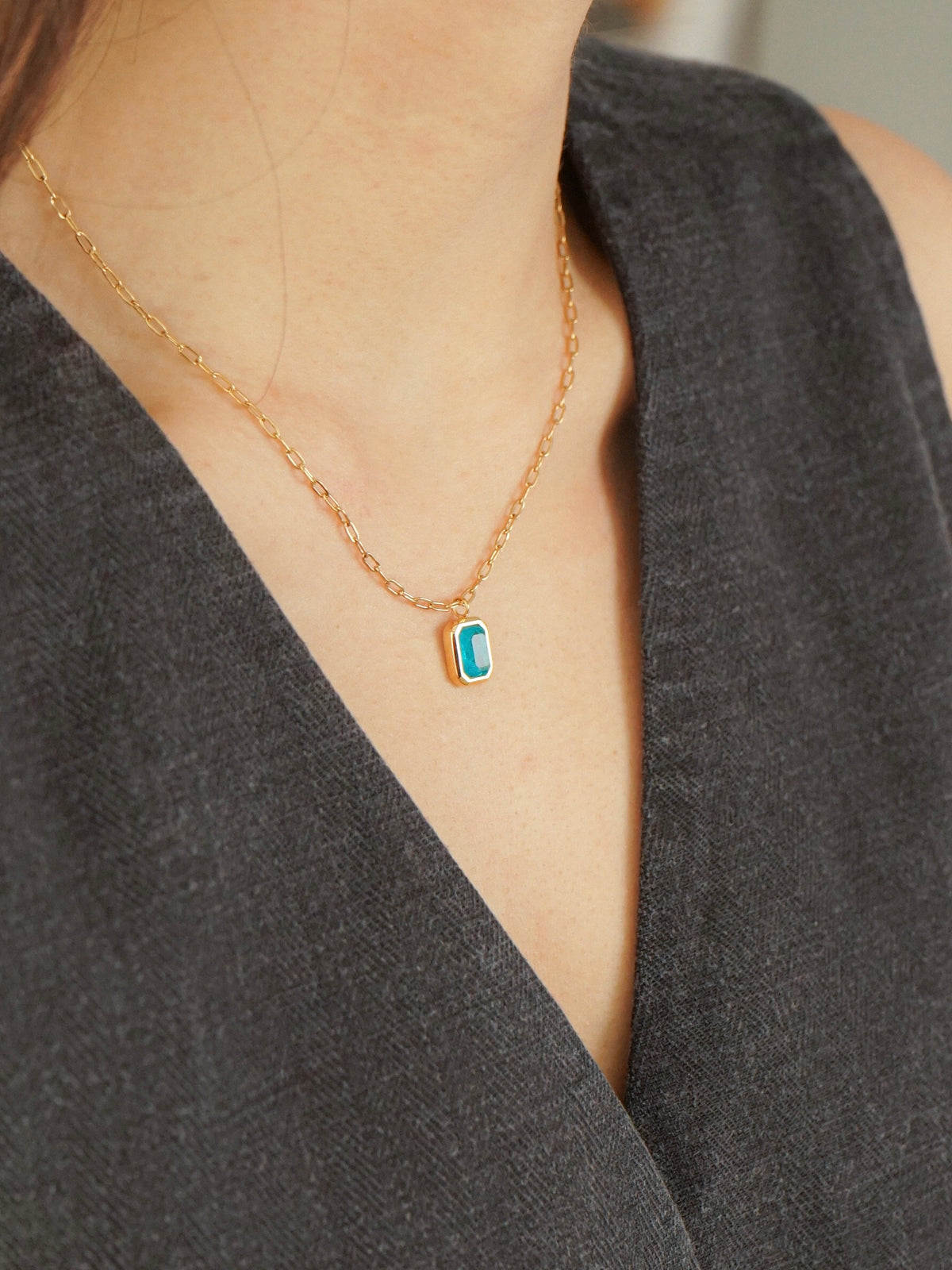 Dariana Turquoise Gem Necklace