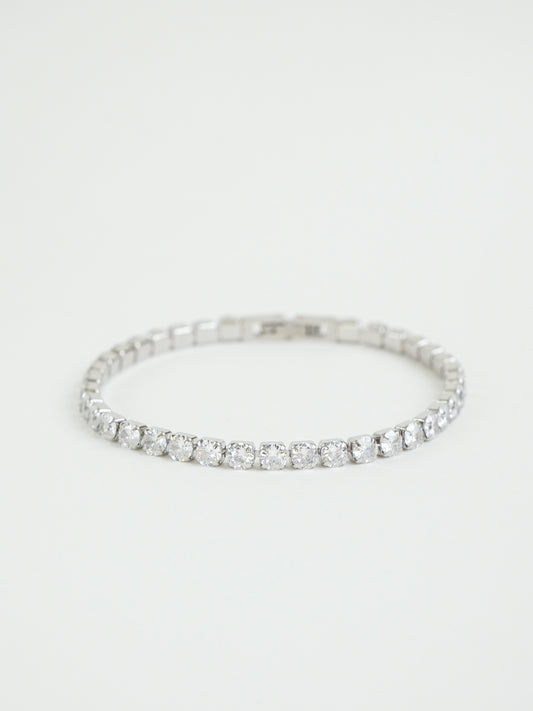 Tennis Bracelet Bold (Silver)